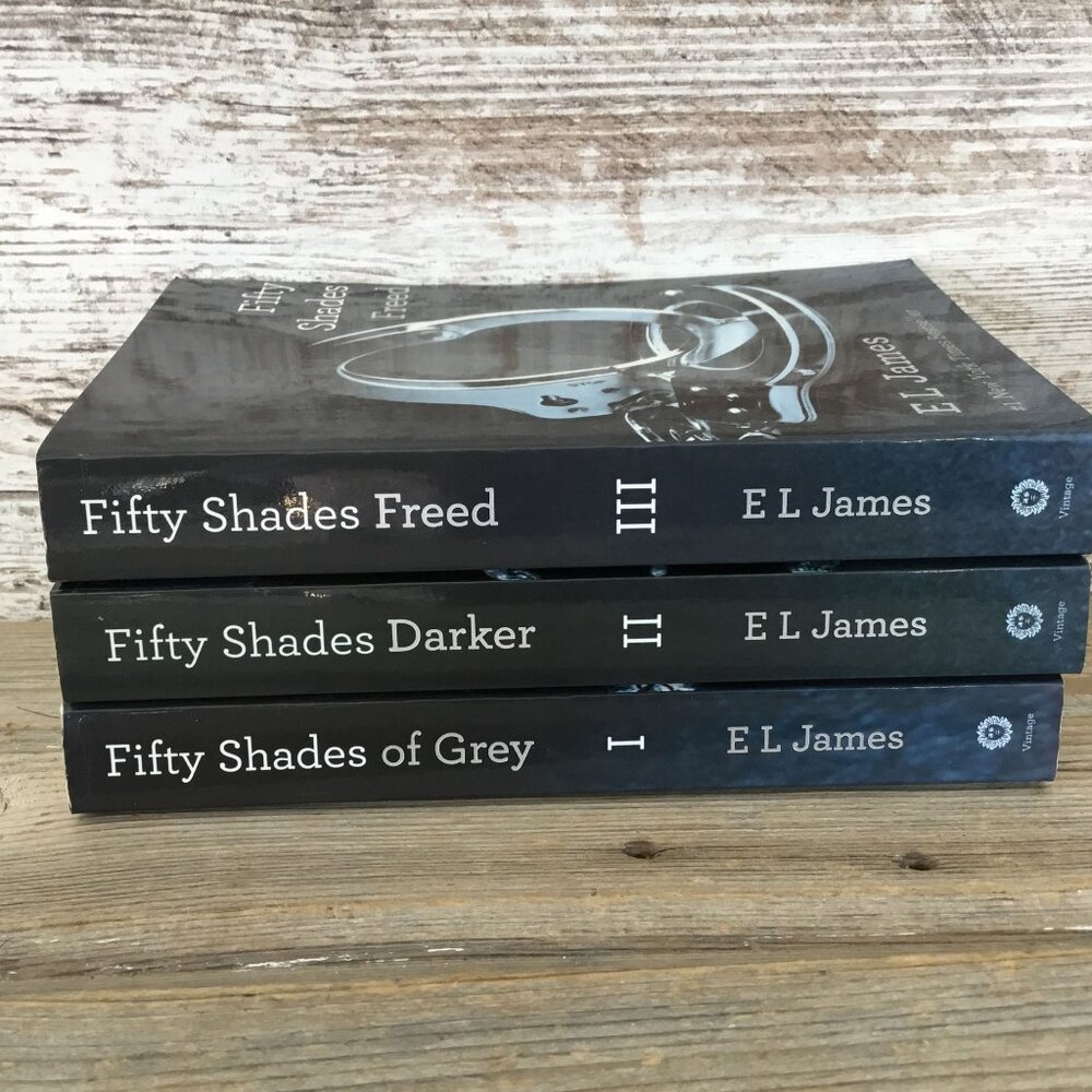 Fifty Shades Trilogy By E L James Paperback Set Vintage Books Edition